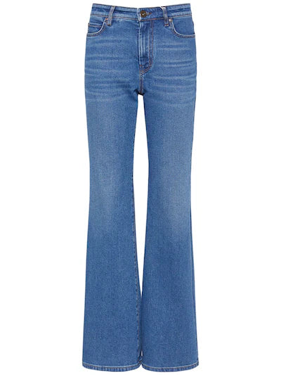 Weekend Max Mara PALO Jeans a zampa in denim