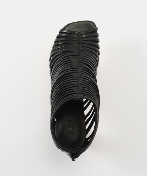 JVAM Tronchetto Daphine in pelle nero