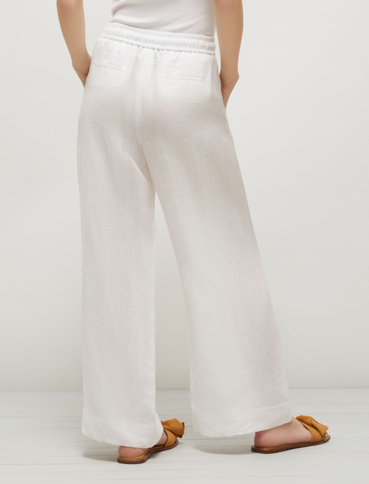 Marella Pantalone dritto in lino