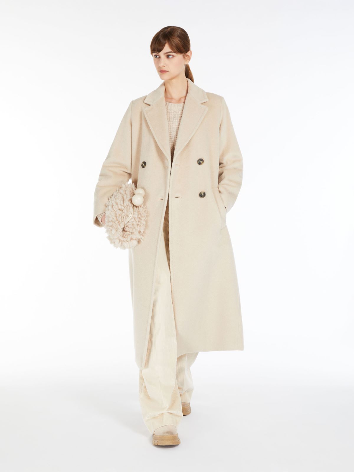 Weekend Max Mara Cappotto Zufolo doppiopetto in lana e alpaca