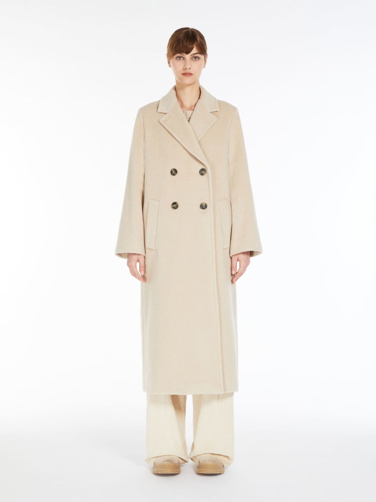 Weekend Max Mara Cappotto Zufolo doppiopetto in lana e alpaca