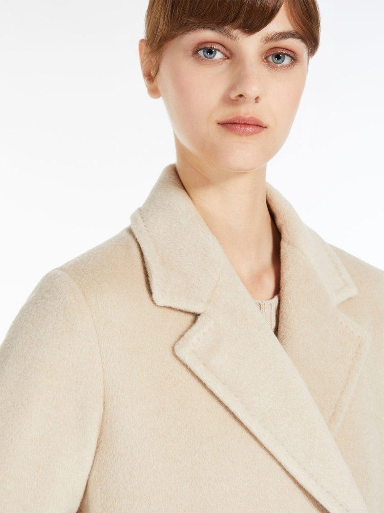 Weekend Max Mara Cappotto Zufolo doppiopetto in lana e alpaca
