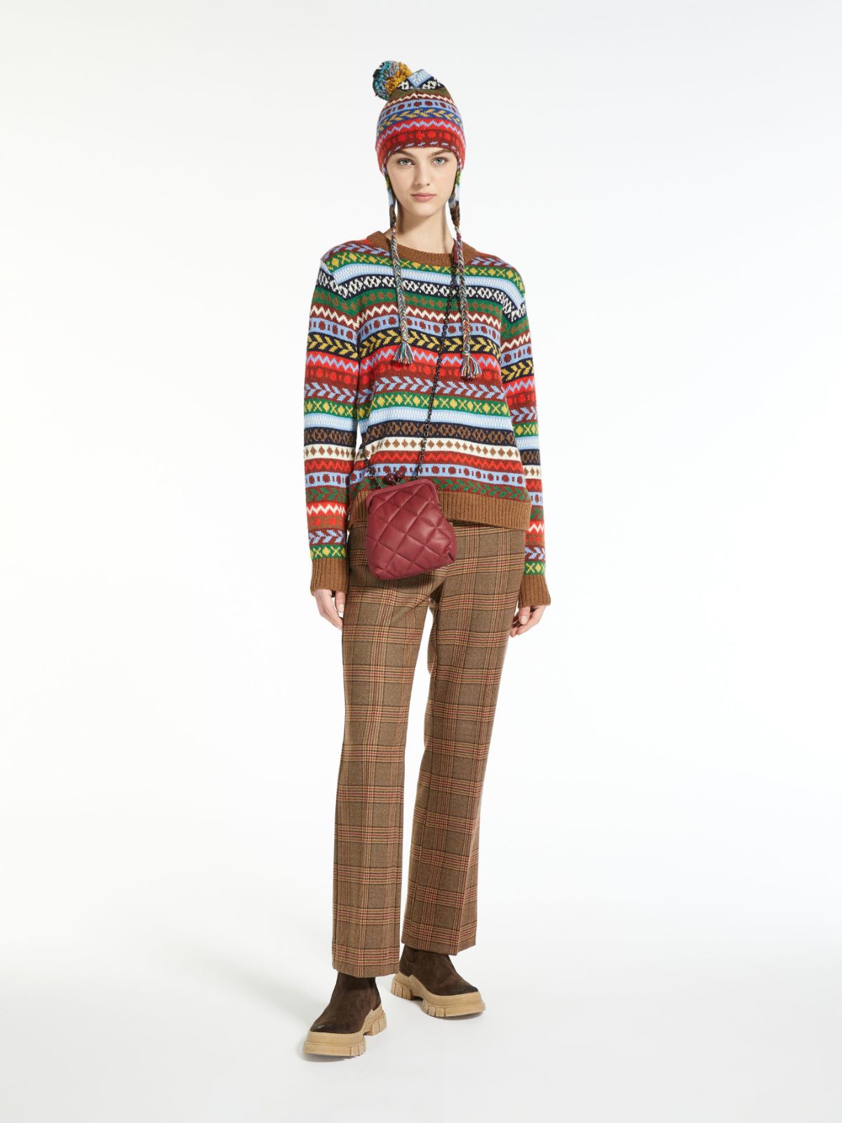 Weekend Max Mara REVERE Pantalone in batavia di lana