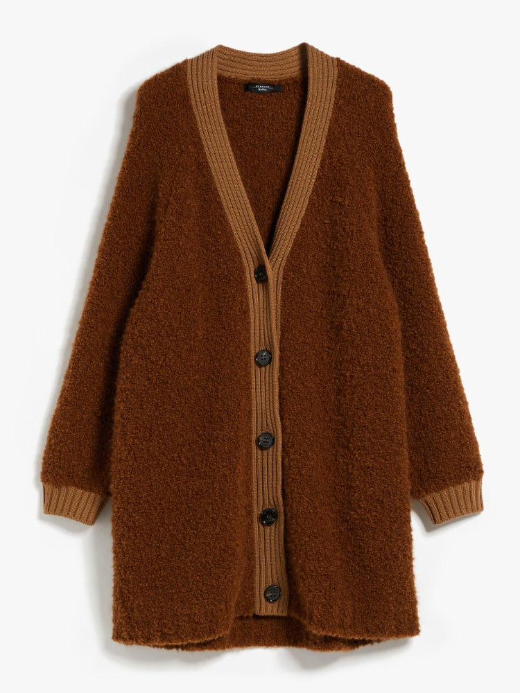 Weekend Max Mara ENFASI Cardigan in maglia over in alpaca e lana
