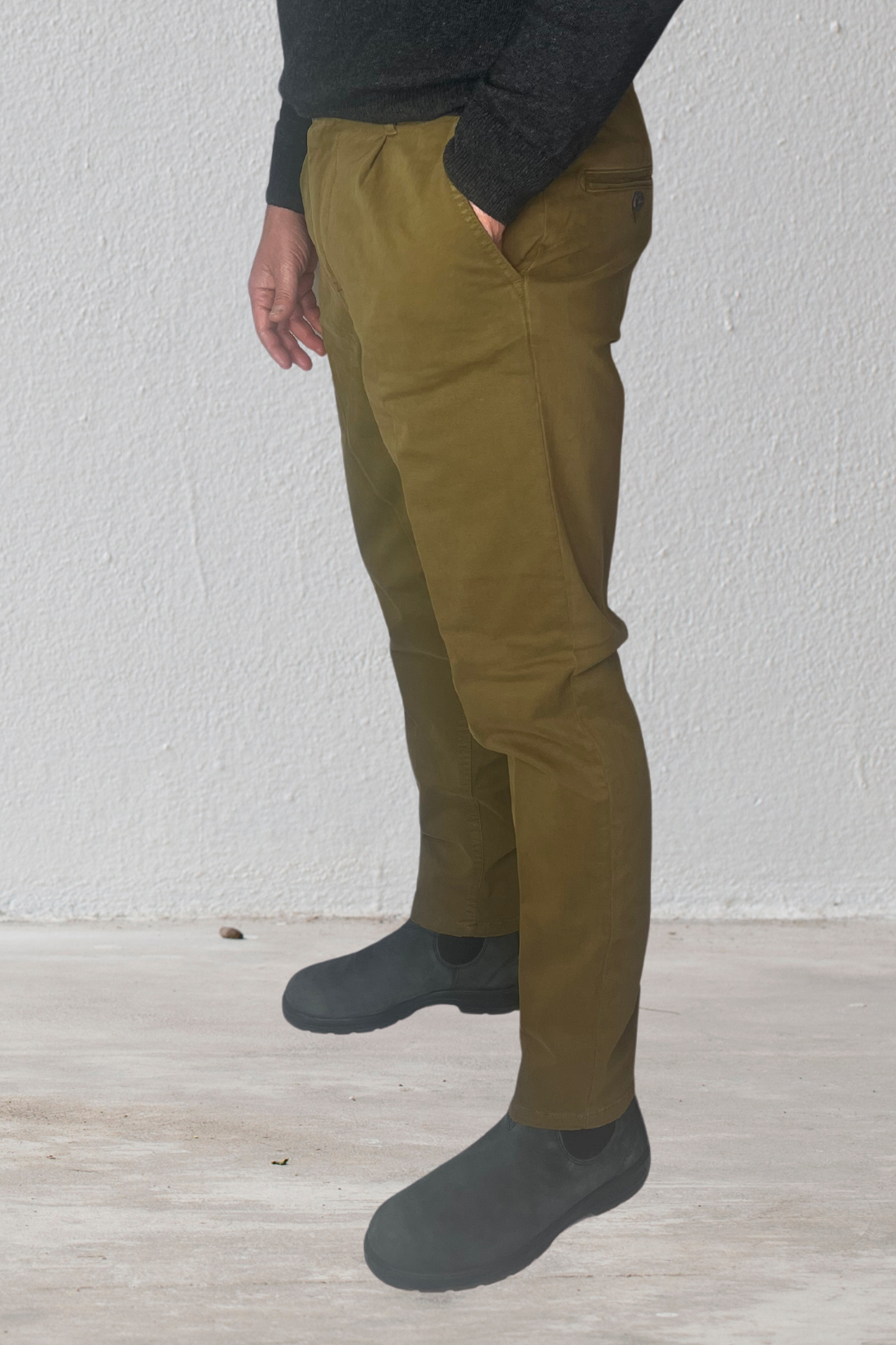 Roy Roger's Pantalone Day Off in gabardine winter