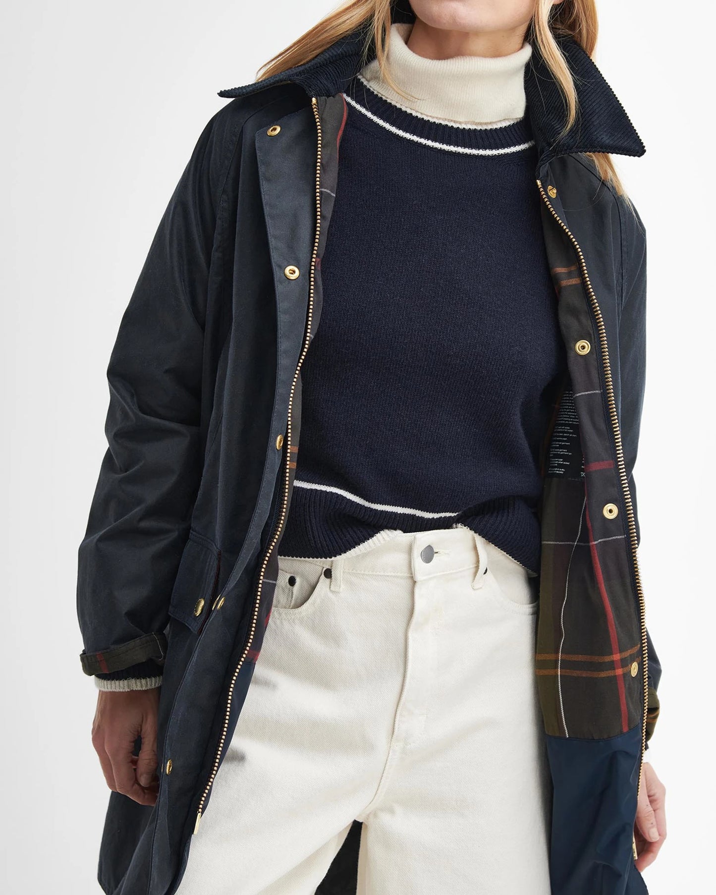 Barbour Giacca Cerata Lunga Beadnell