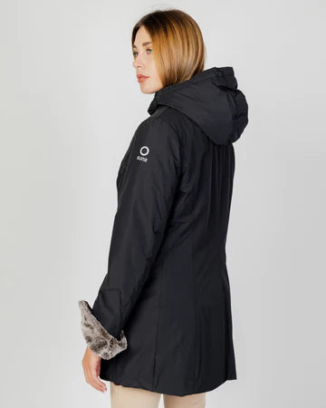 SUNS Giubbino donna Marmolada Fur con cappuccio