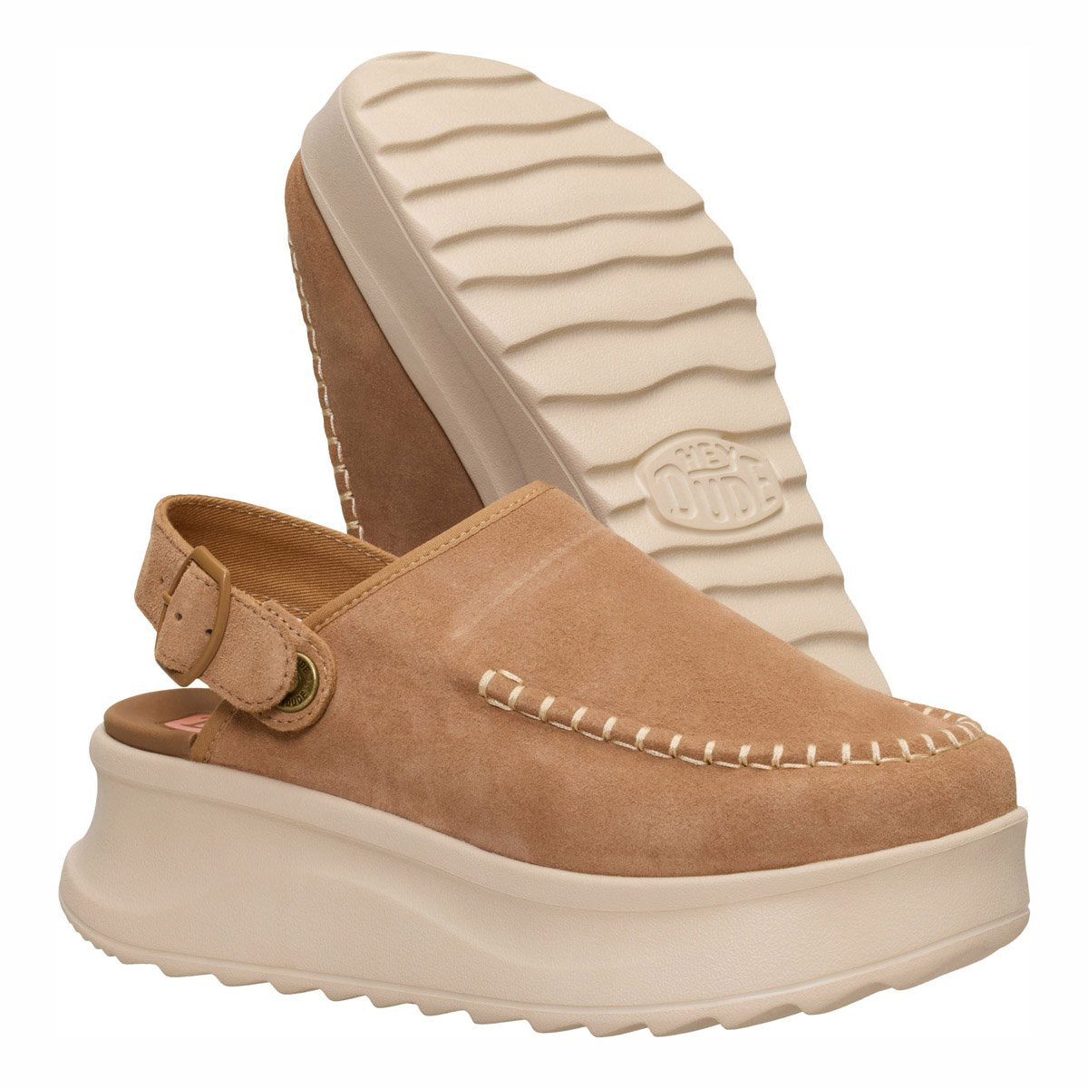 HEY DUDE Delray Clog Suede W AI25-26