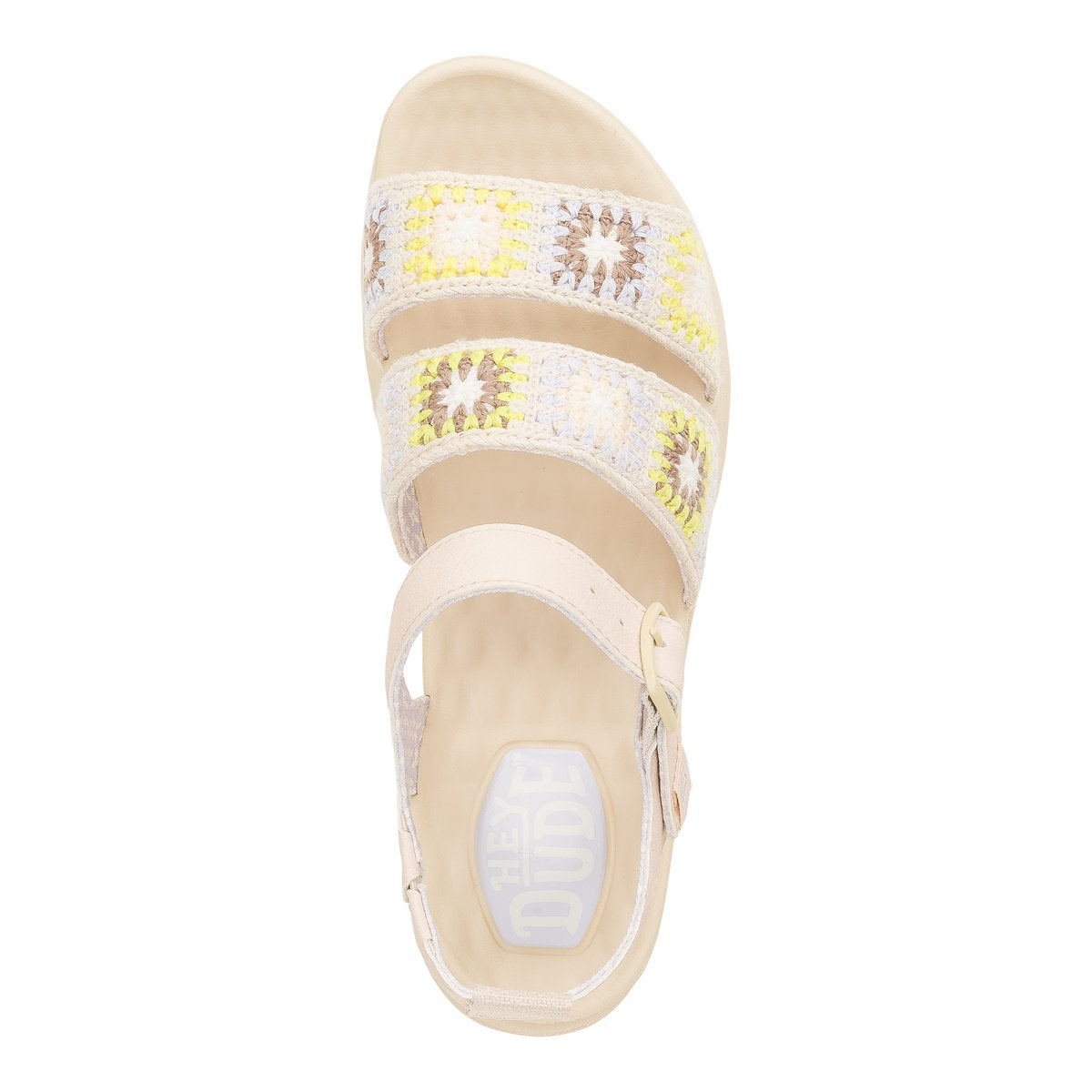 HEY DUDE 43200 Delray buckle Cottage crochet