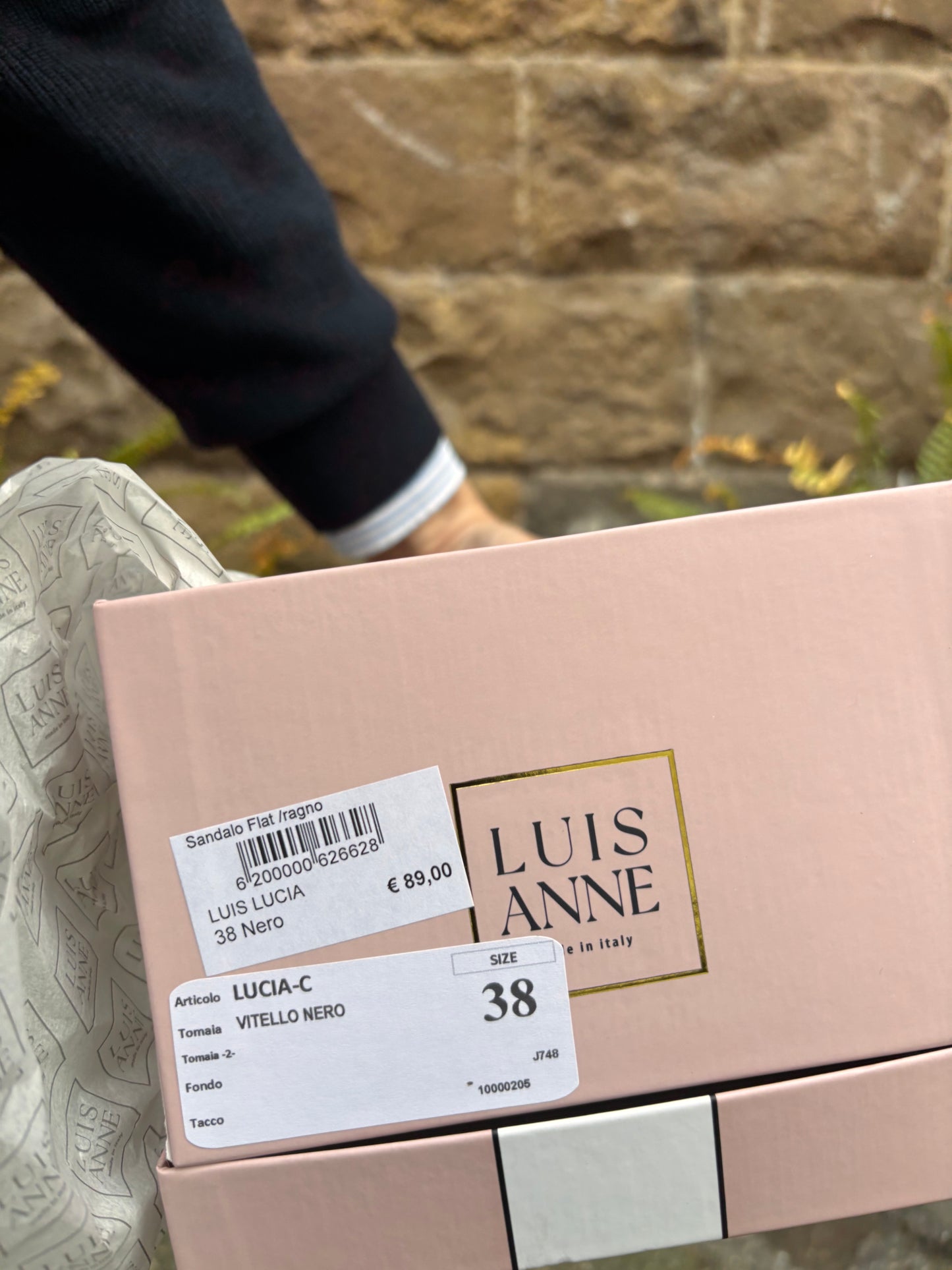 LUIS ANNE Sandalo flat/ragno