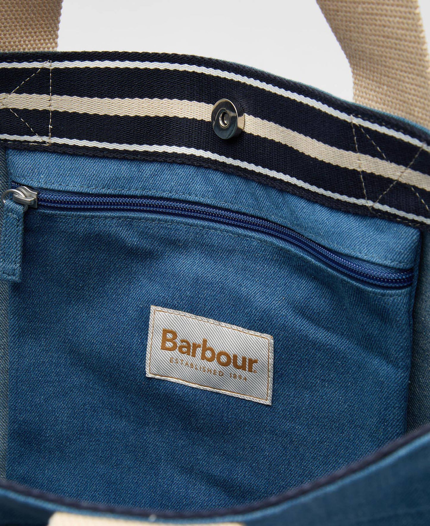 BARBOUR Borsa tote in denim Emily