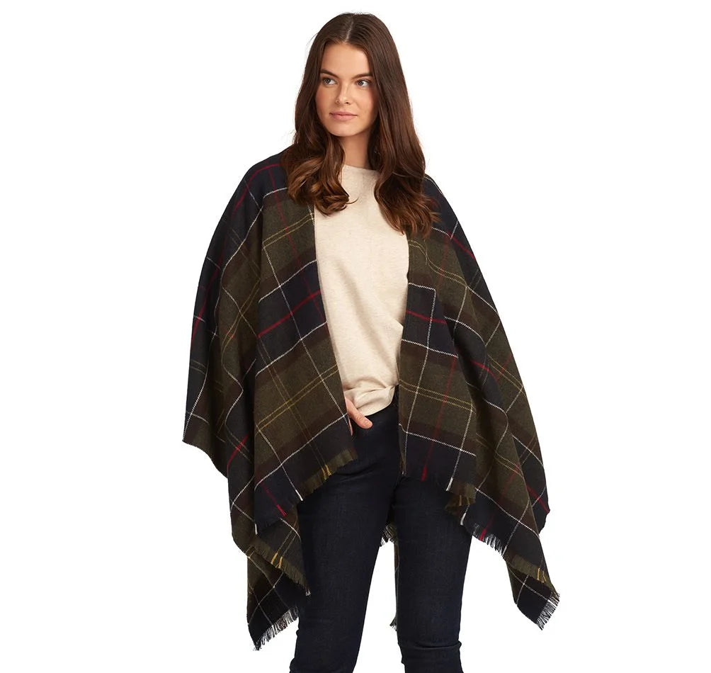 Barbour Scialle Staffin Tartan Serape