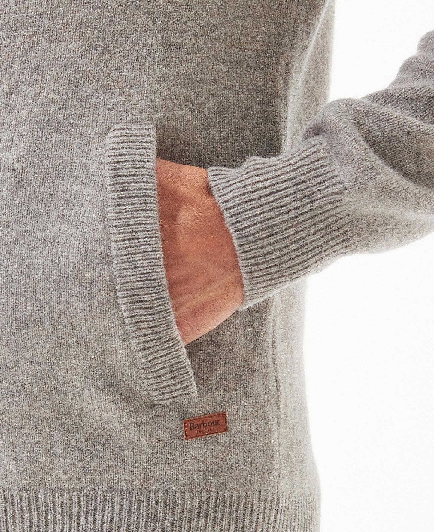Barbour Maglione con zip Patch