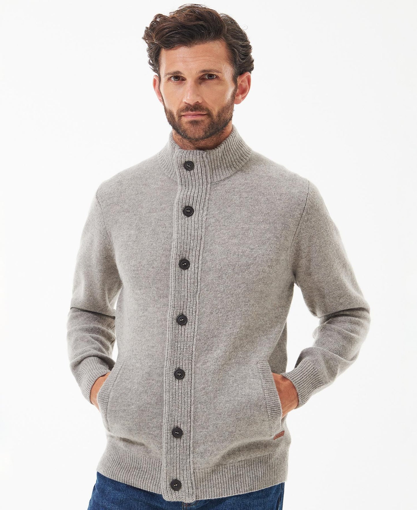 Barbour Maglione con zip Patch