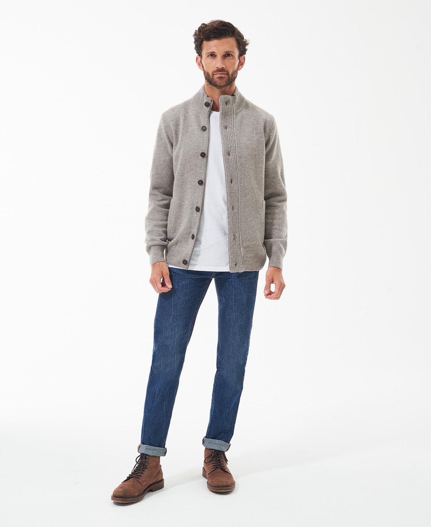 Barbour Maglione con zip Patch