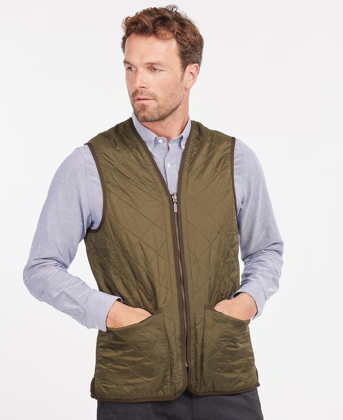 Barbour Gilet trapuntato/fodera con zip Polarquilt