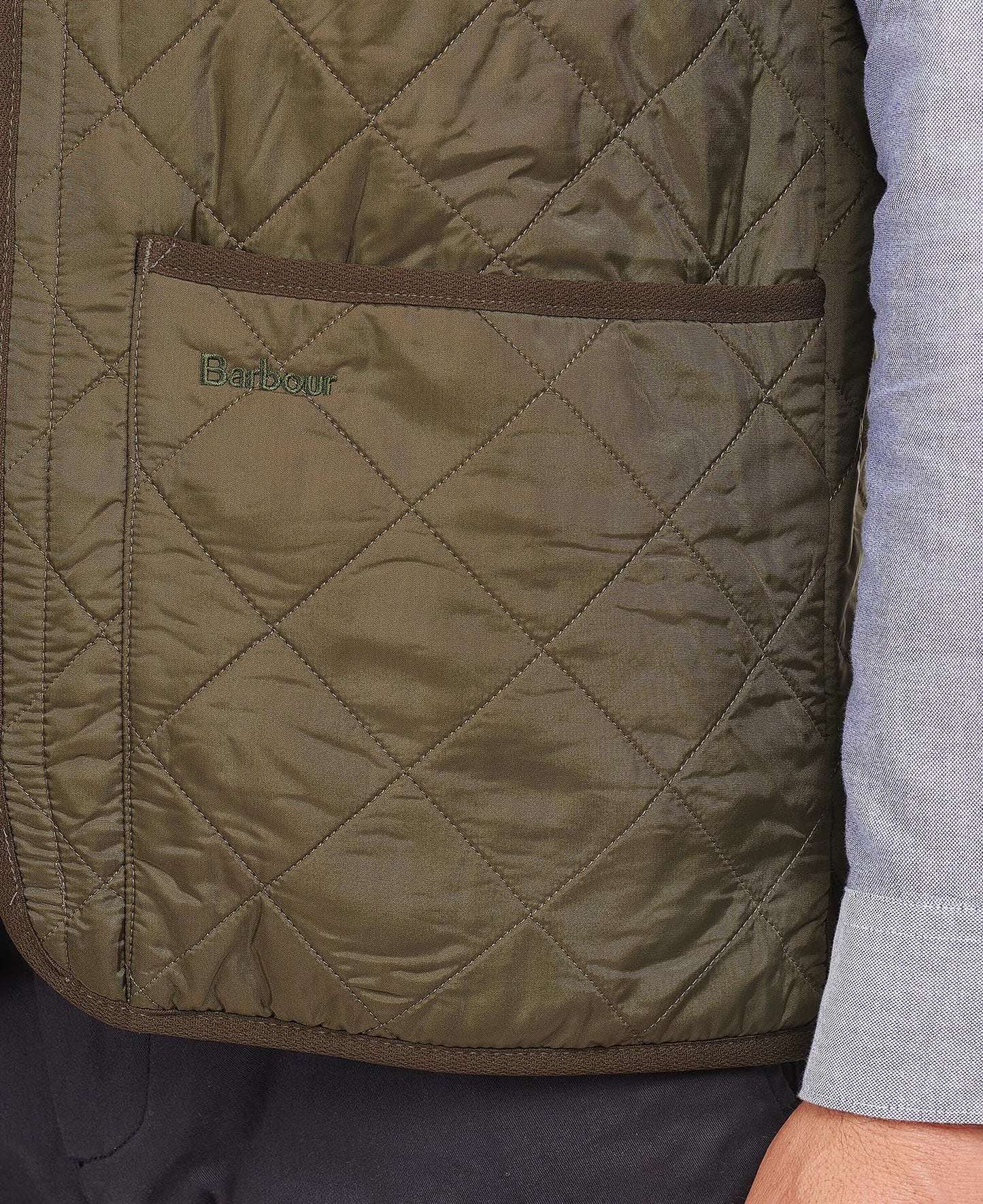 Barbour Gilet trapuntato/fodera con zip Polarquilt