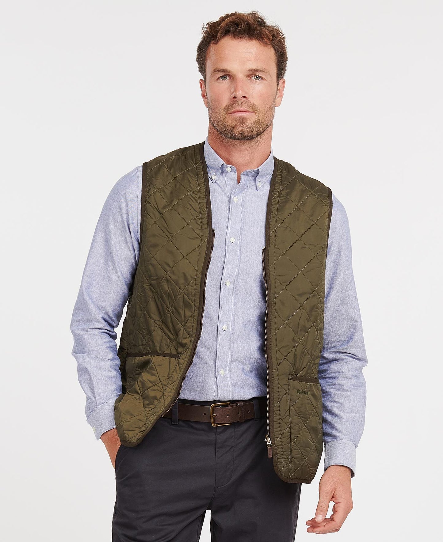 Barbour Gilet trapuntato/fodera con zip Polarquilt