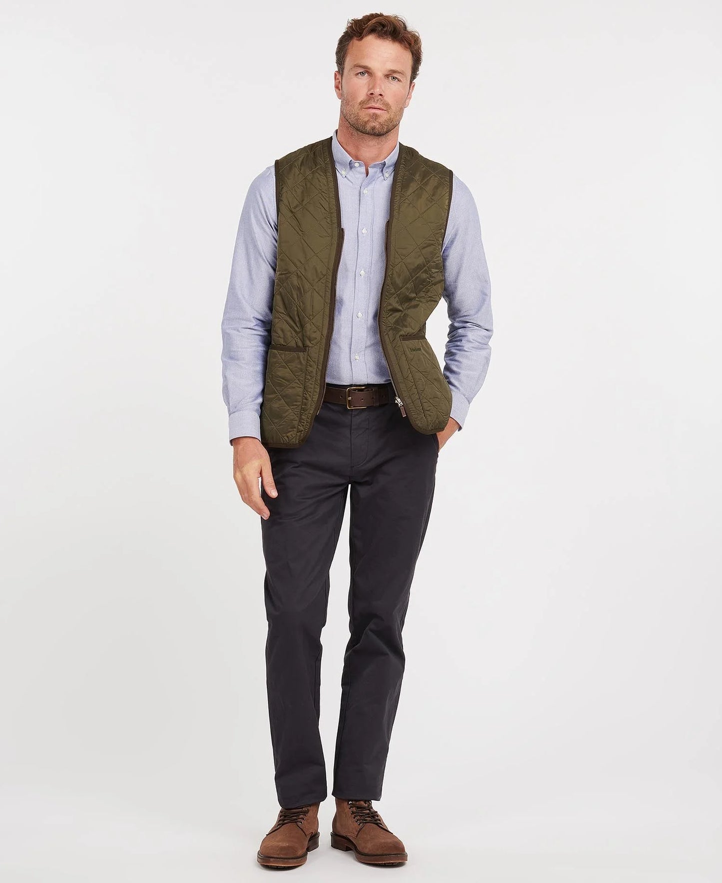 Barbour Gilet trapuntato/fodera con zip Polarquilt