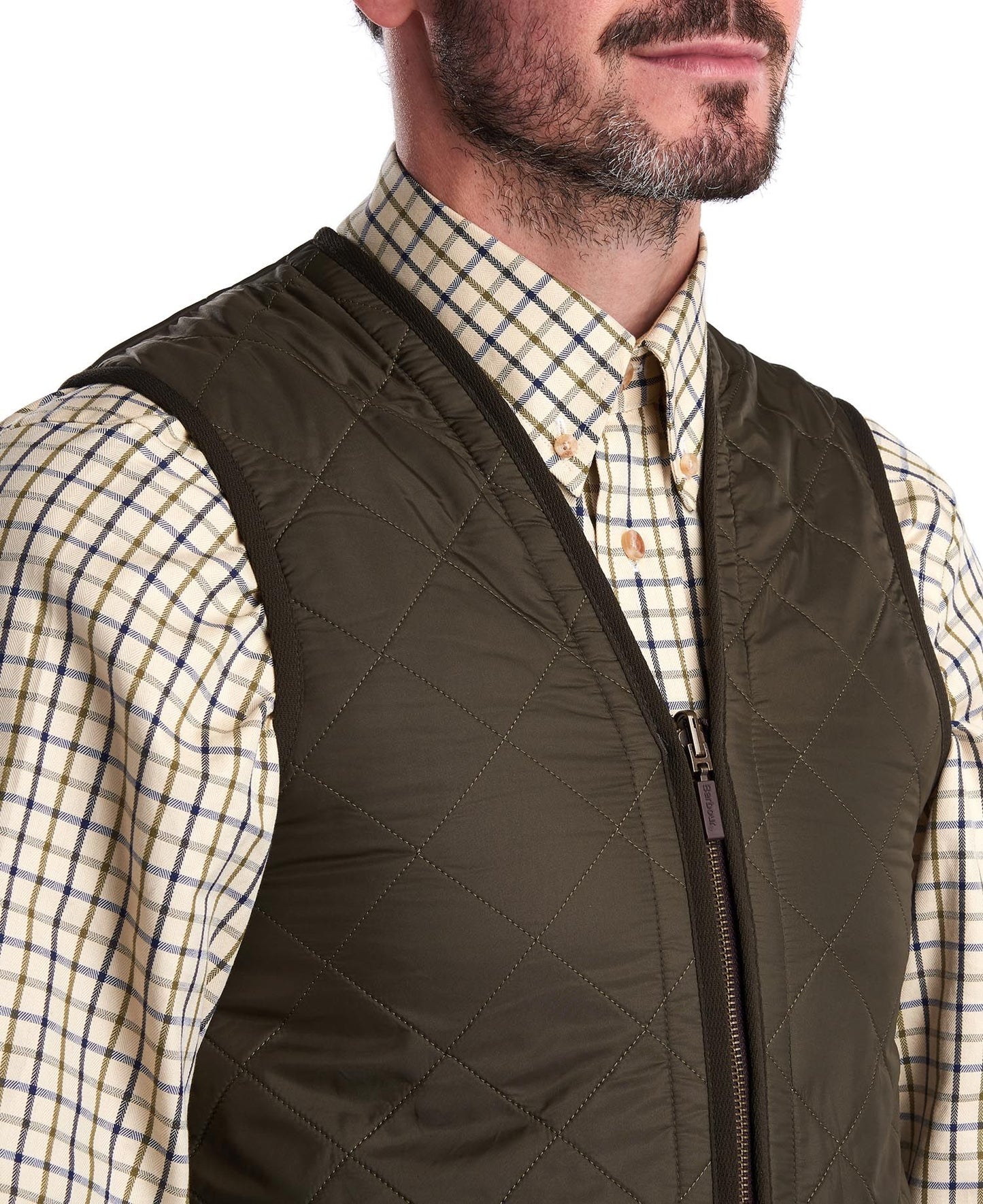 Barbour Gilet trapuntato/fodera con zip Polarquilt