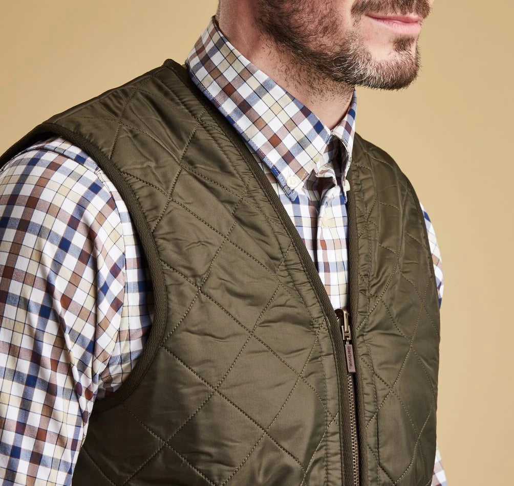 Barbour Gilet trapuntato/fodera con zip Polarquilt