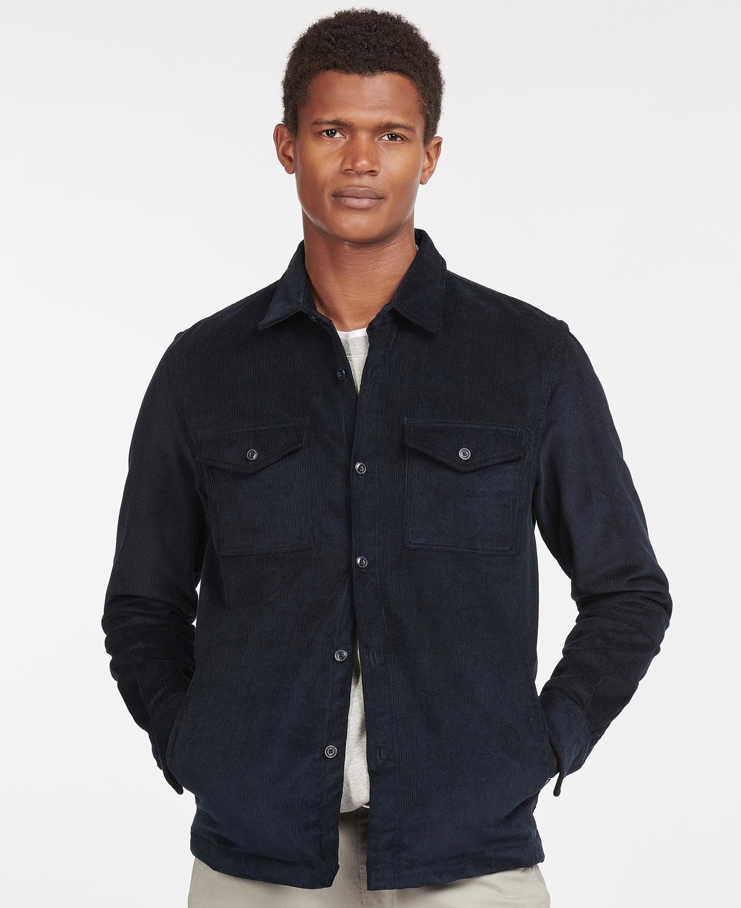 Barbour Camicia giacca in velluto rigato