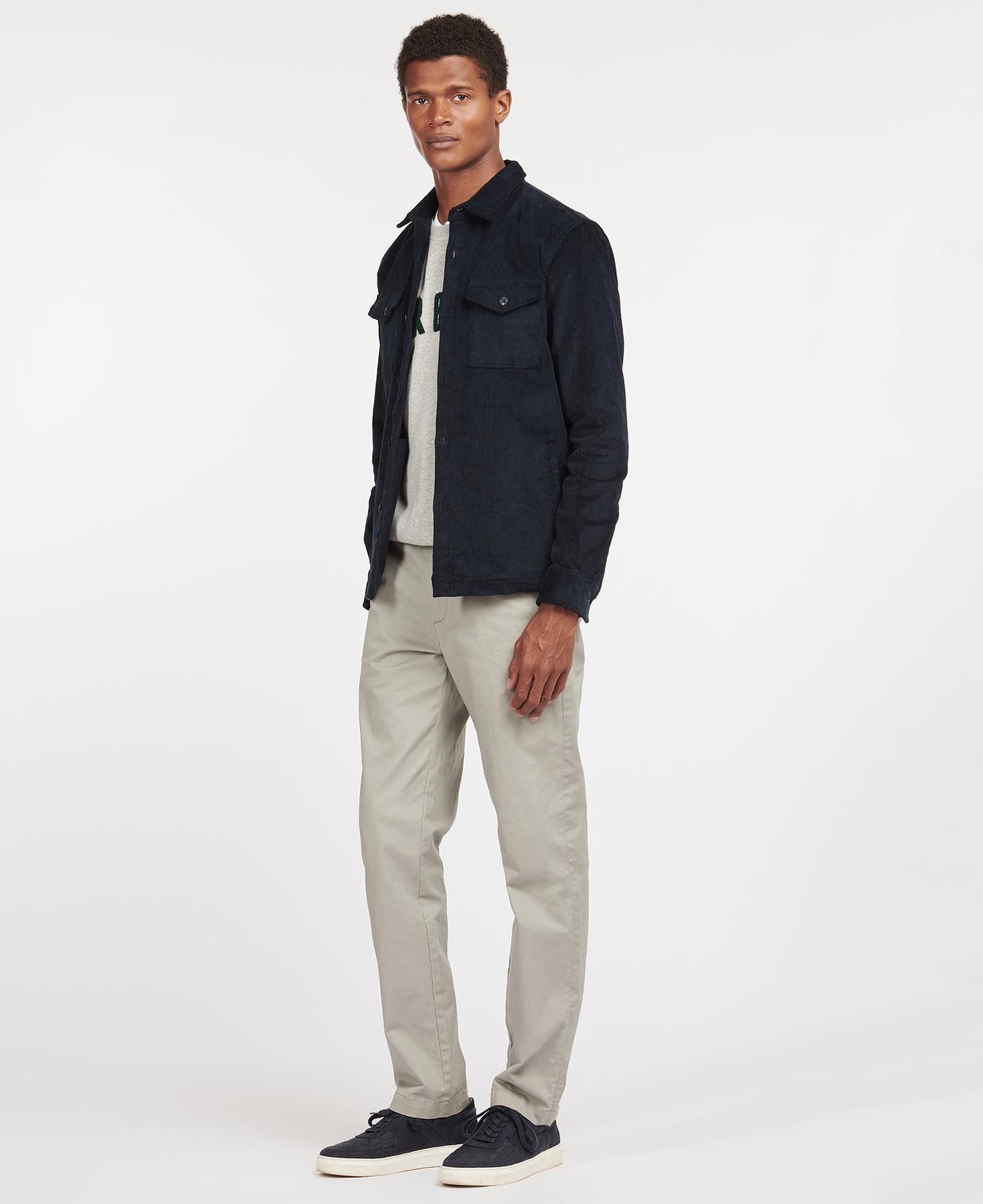 Barbour Camicia giacca in velluto rigato