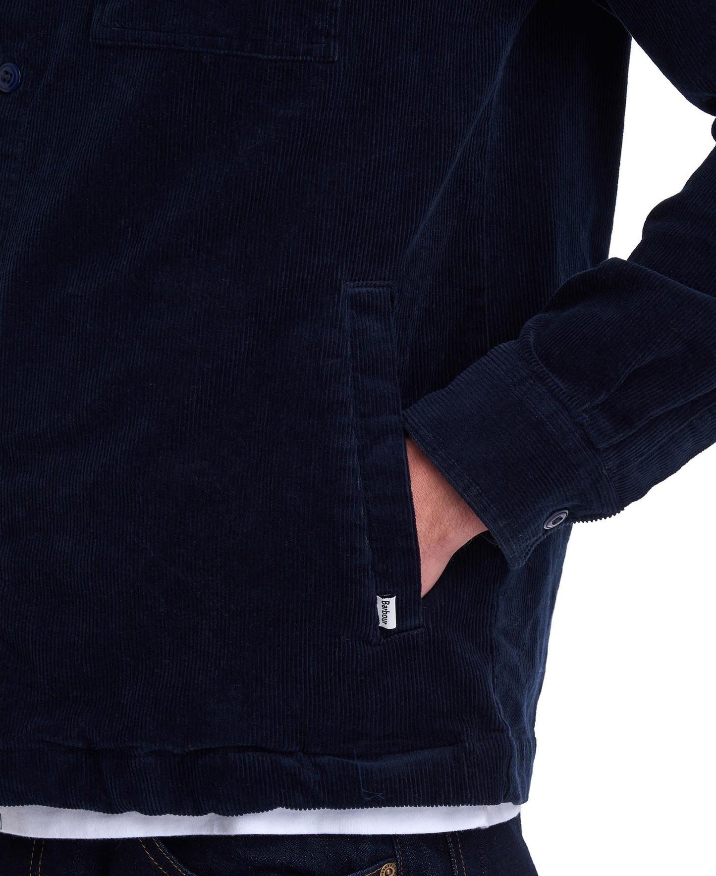 Barbour Camicia giacca in velluto rigato