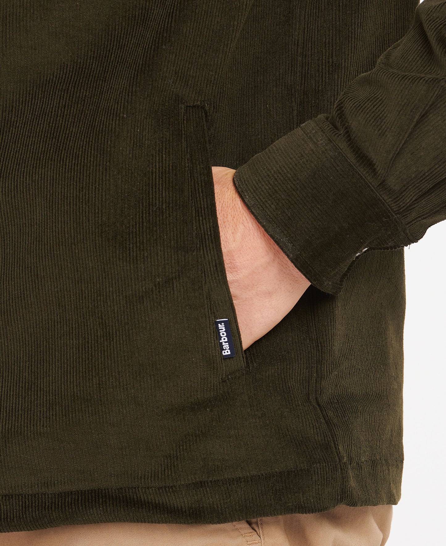 Barbour Camicia giacca in velluto rigato