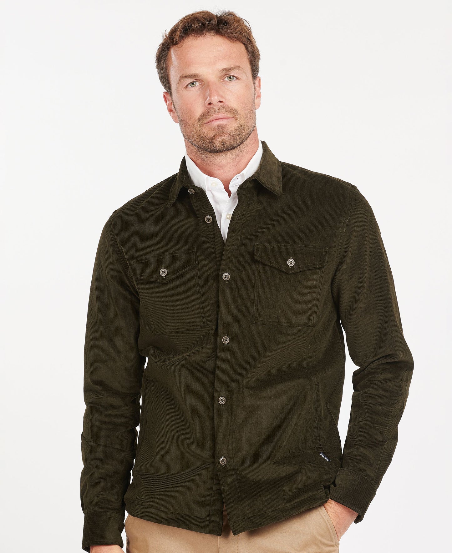 Barbour Camicia giacca in velluto rigato