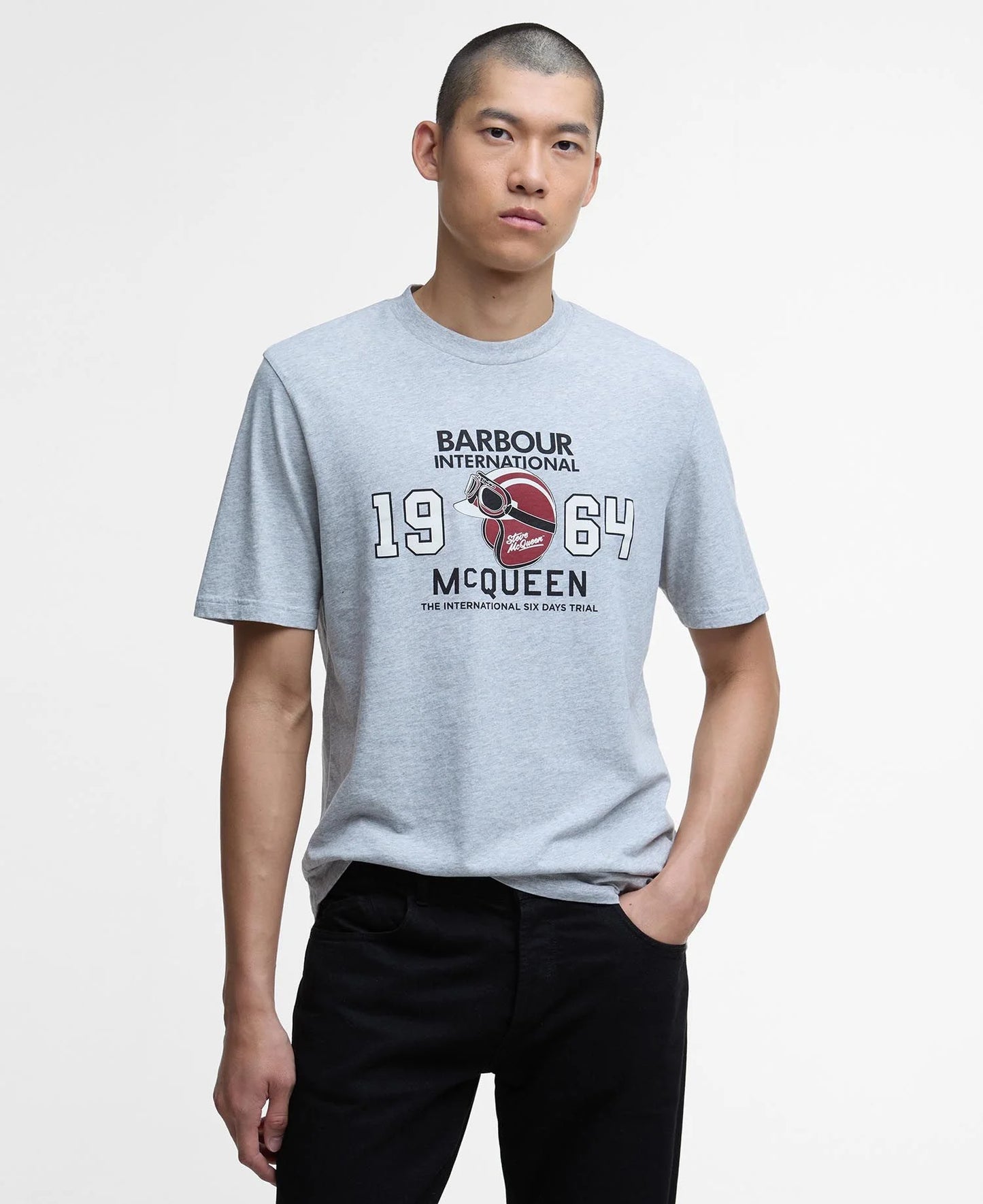 Barbour T-shirt Giles con stampa Steve McQueen