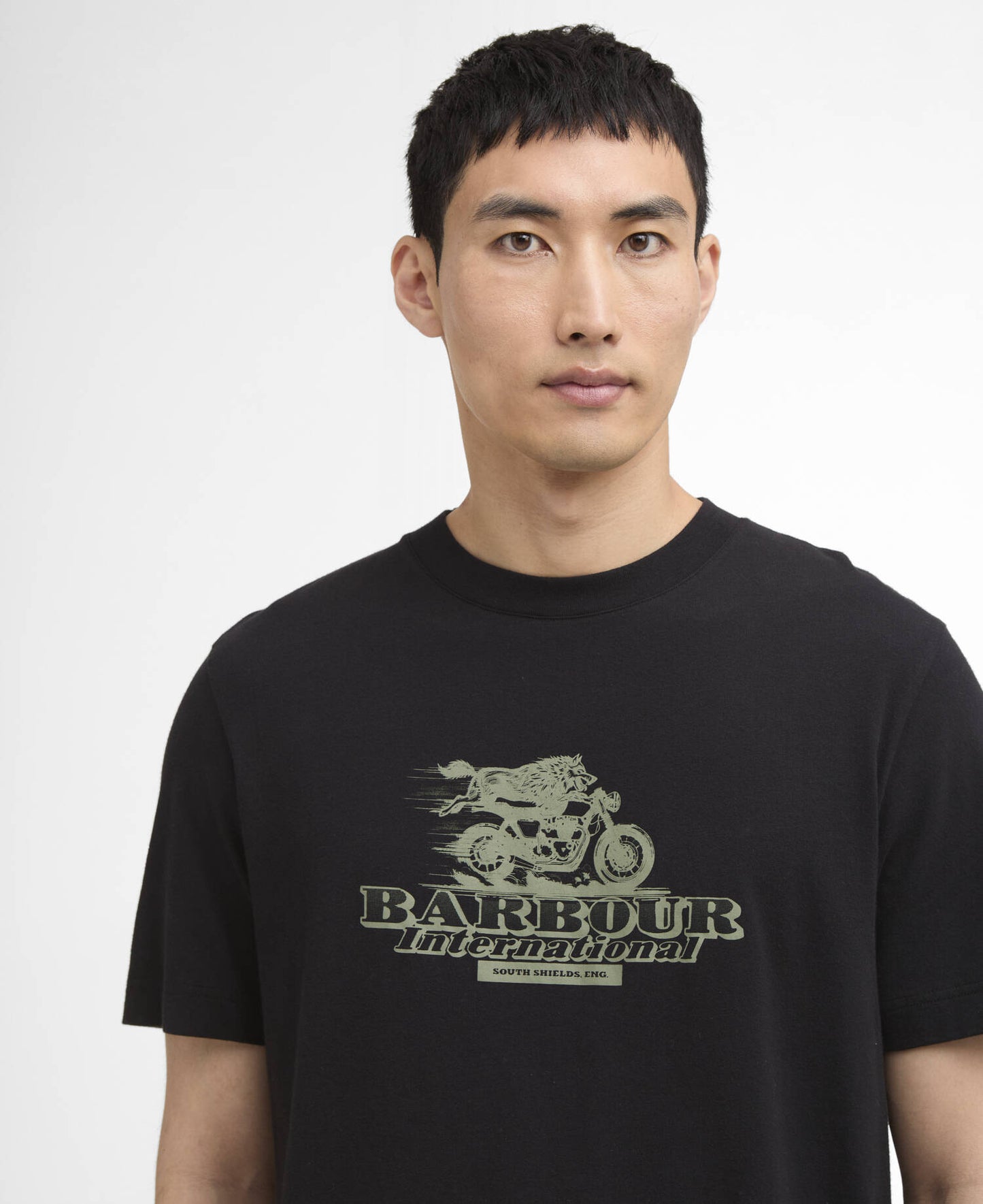 BARBOUR T-shirt con stampa Dukes Cafe