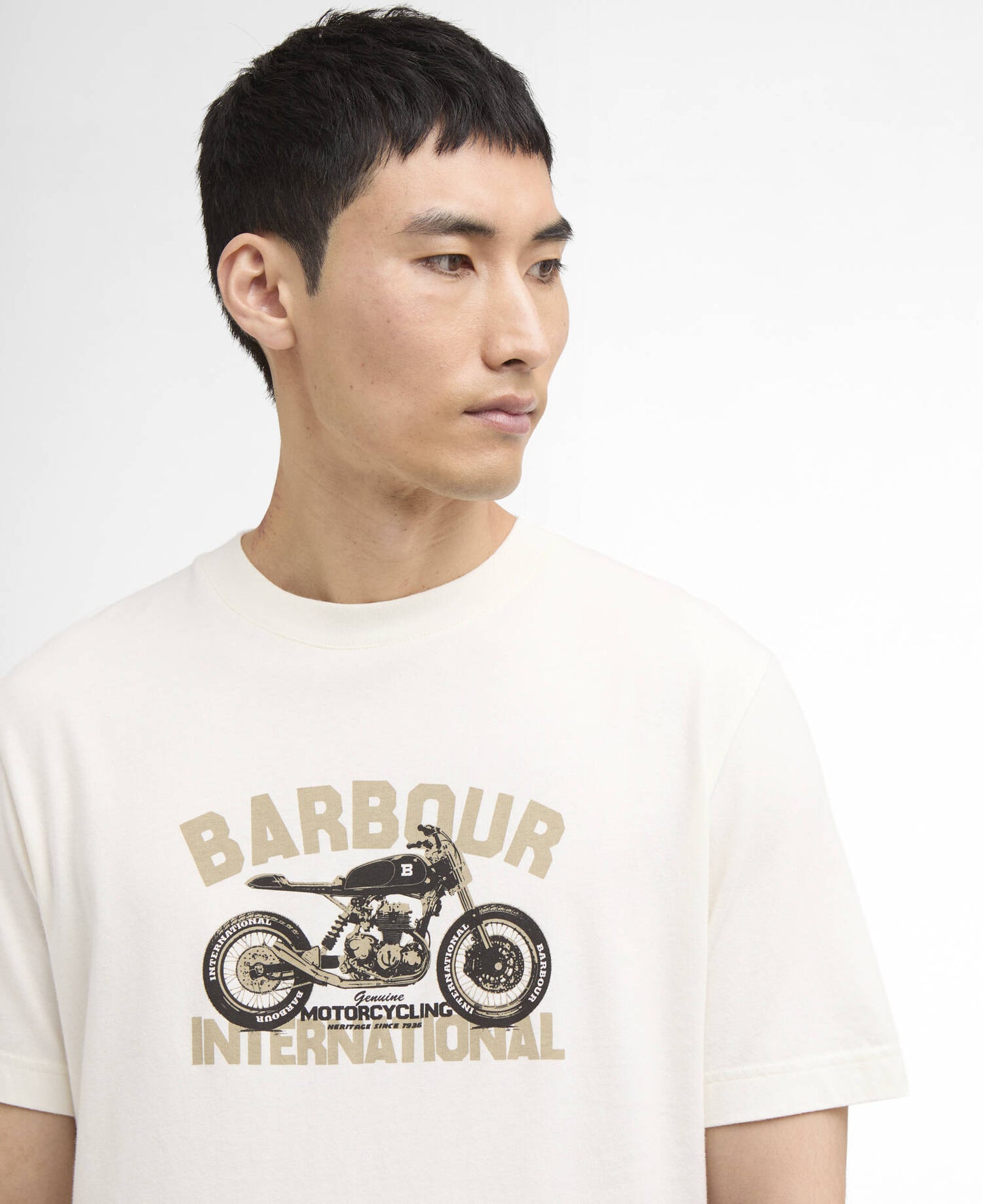 BARBOUR T-shirt con stampa Shifter