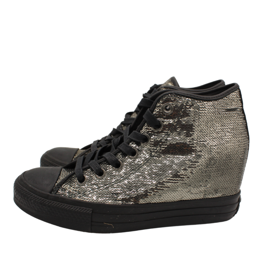 Converse All Star Tacco Alto Glitter COD.559048C