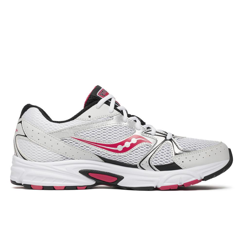 SAUCONY S70812-10 RIDE MILLENNIUM - WHT/SILVER/RED