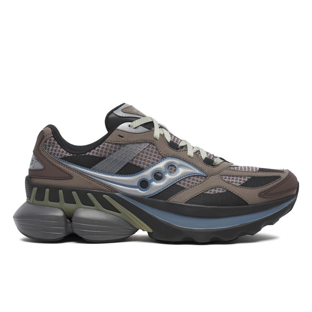 SAUCONY S70835-2 GRID NXT - BROWN/SILVER