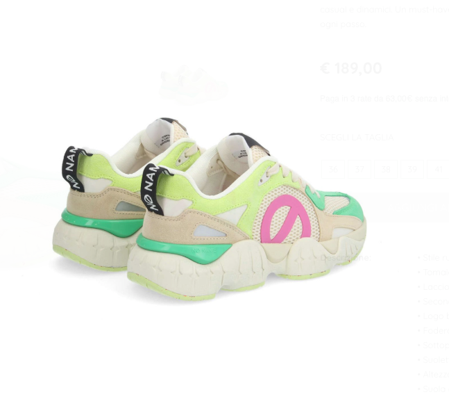 NO NAME KRAZEE RUNNER W GREEN/DOVE/LIME