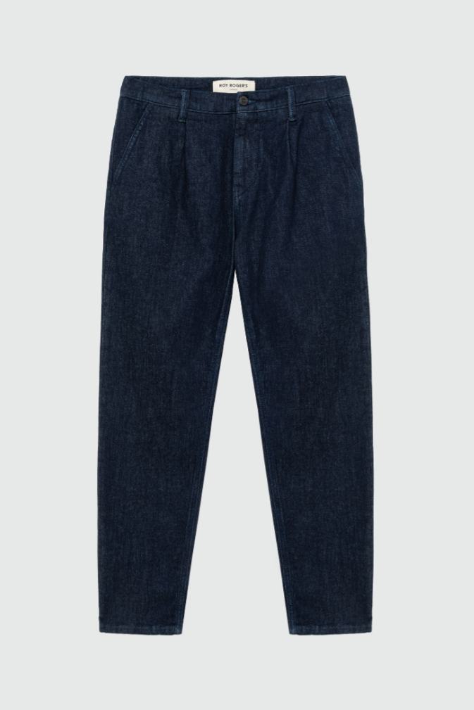 Roy Roger's Pantalone day off in denim rinse
