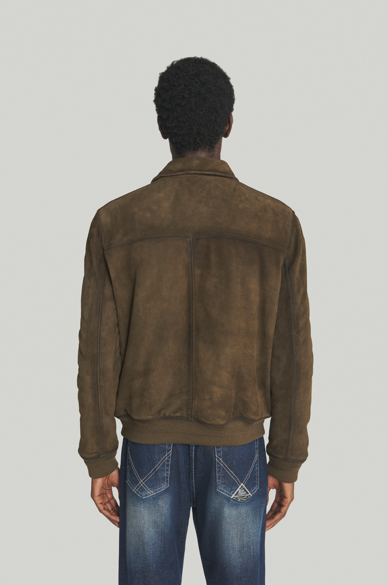 Roy Roger's Newman Jacket in vintage effect Suede