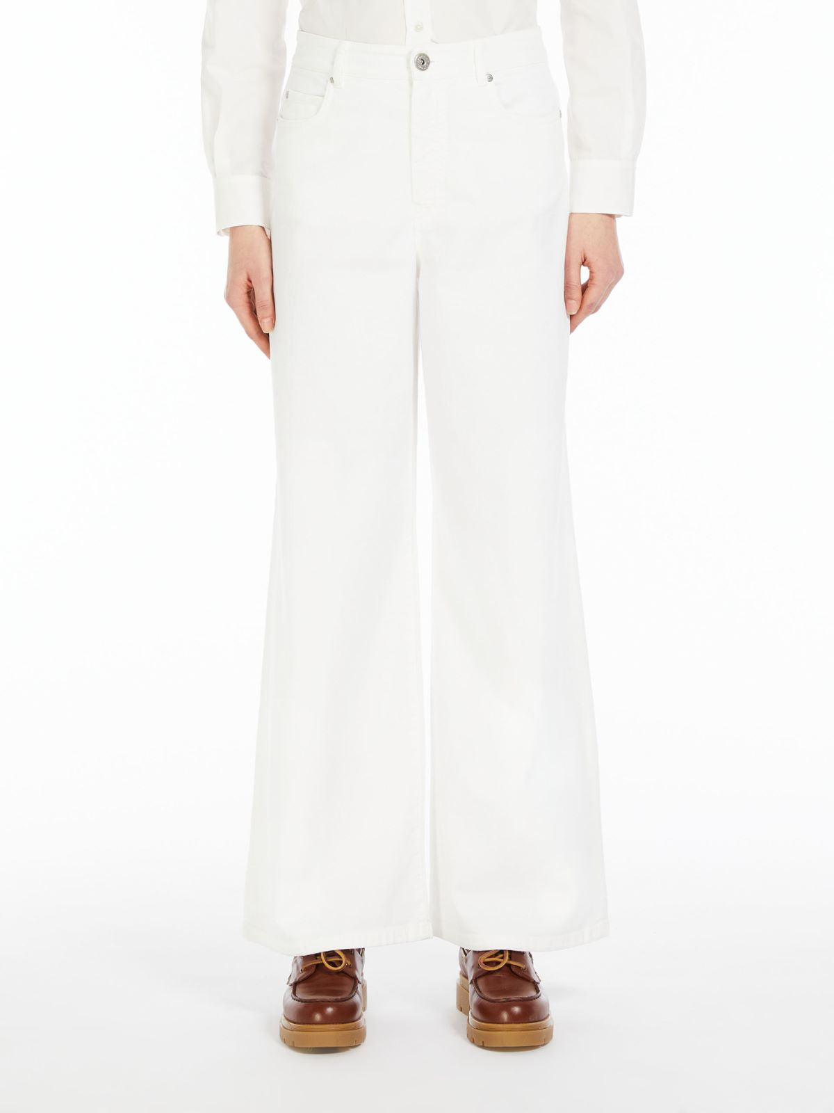 WeekEnd Max Mara pantalone cropped in cotone