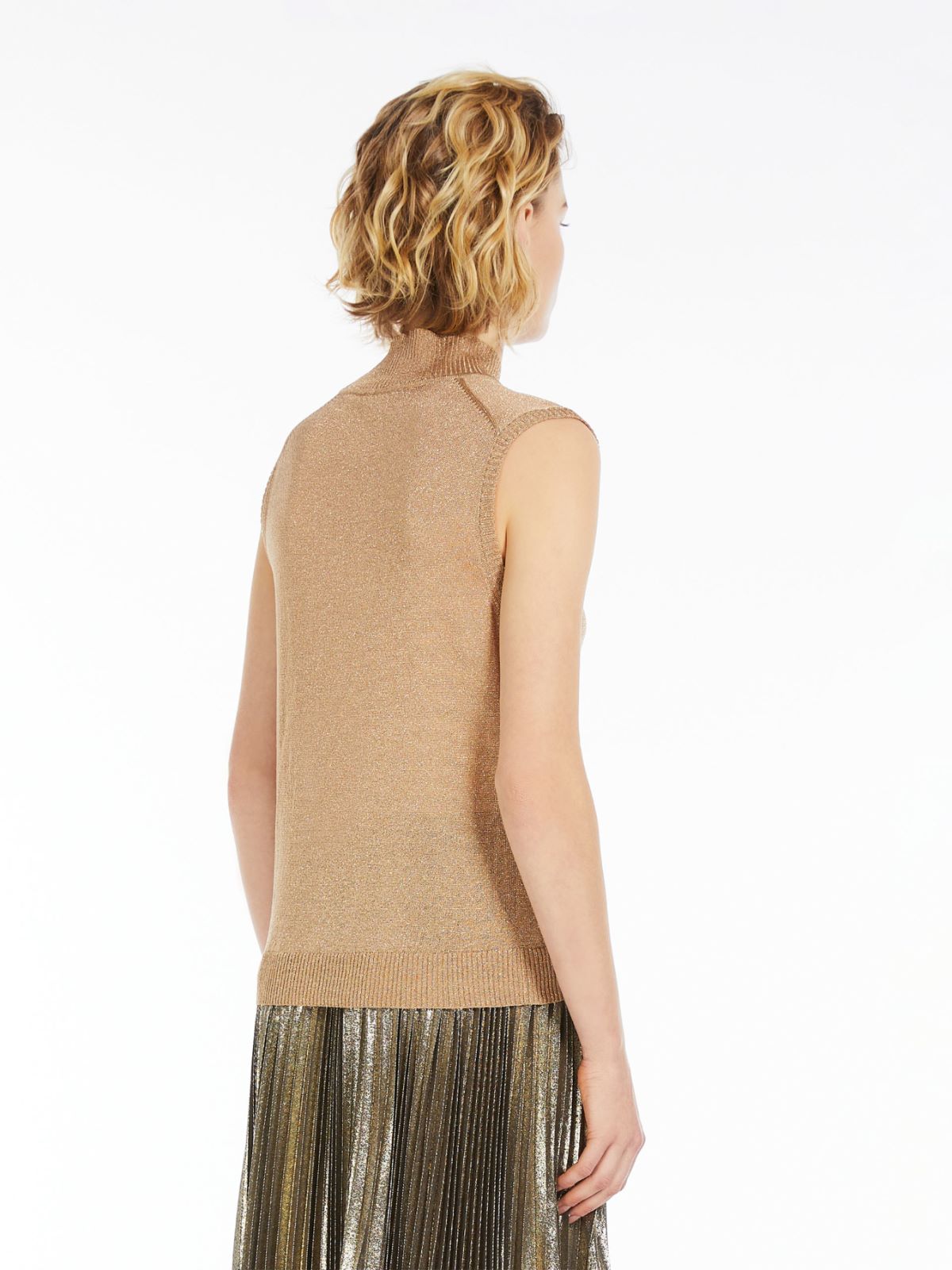 WeekEnd Max Mara top in maglia di viscosa e lurex