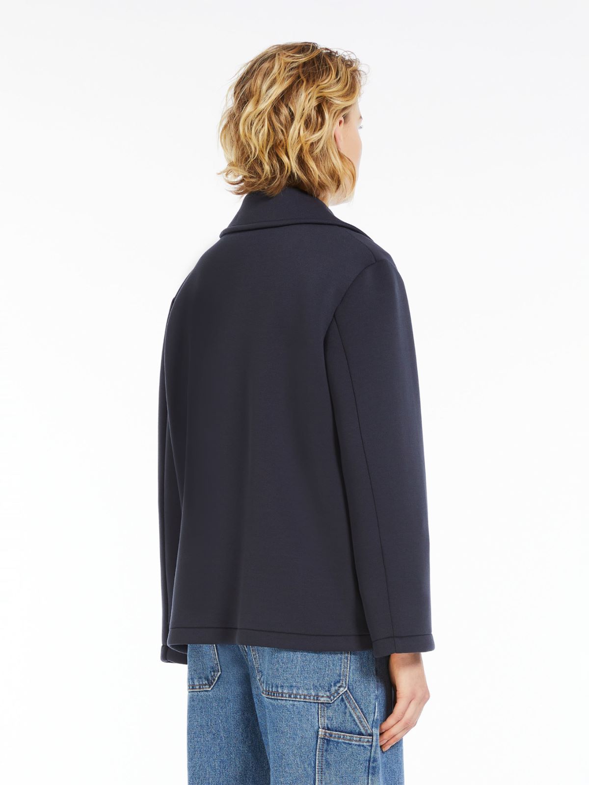 WeekEnd Max Mara caban corto in jersey piquet