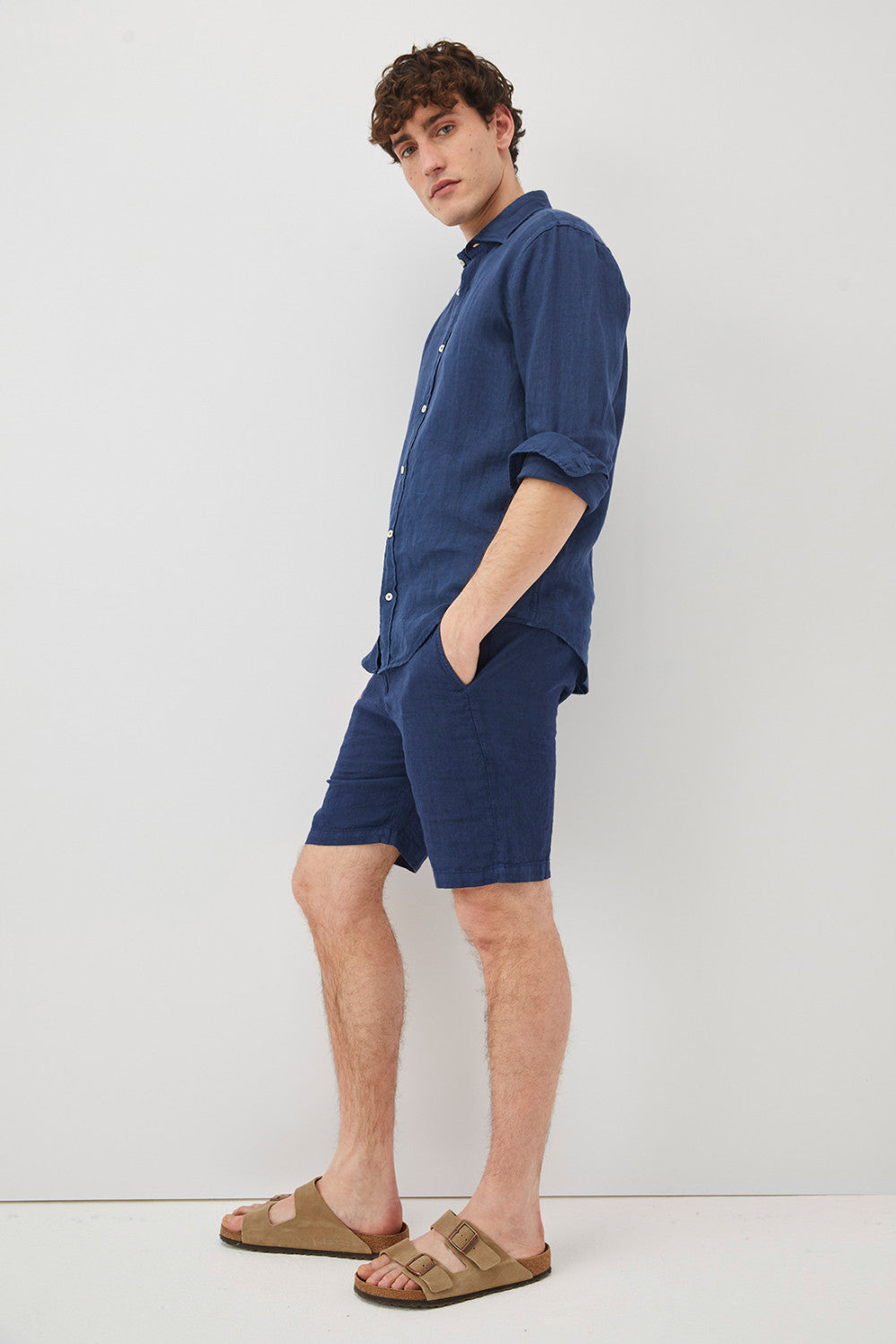 Roy Roger's Bermuda portofino riviera in lino dyed