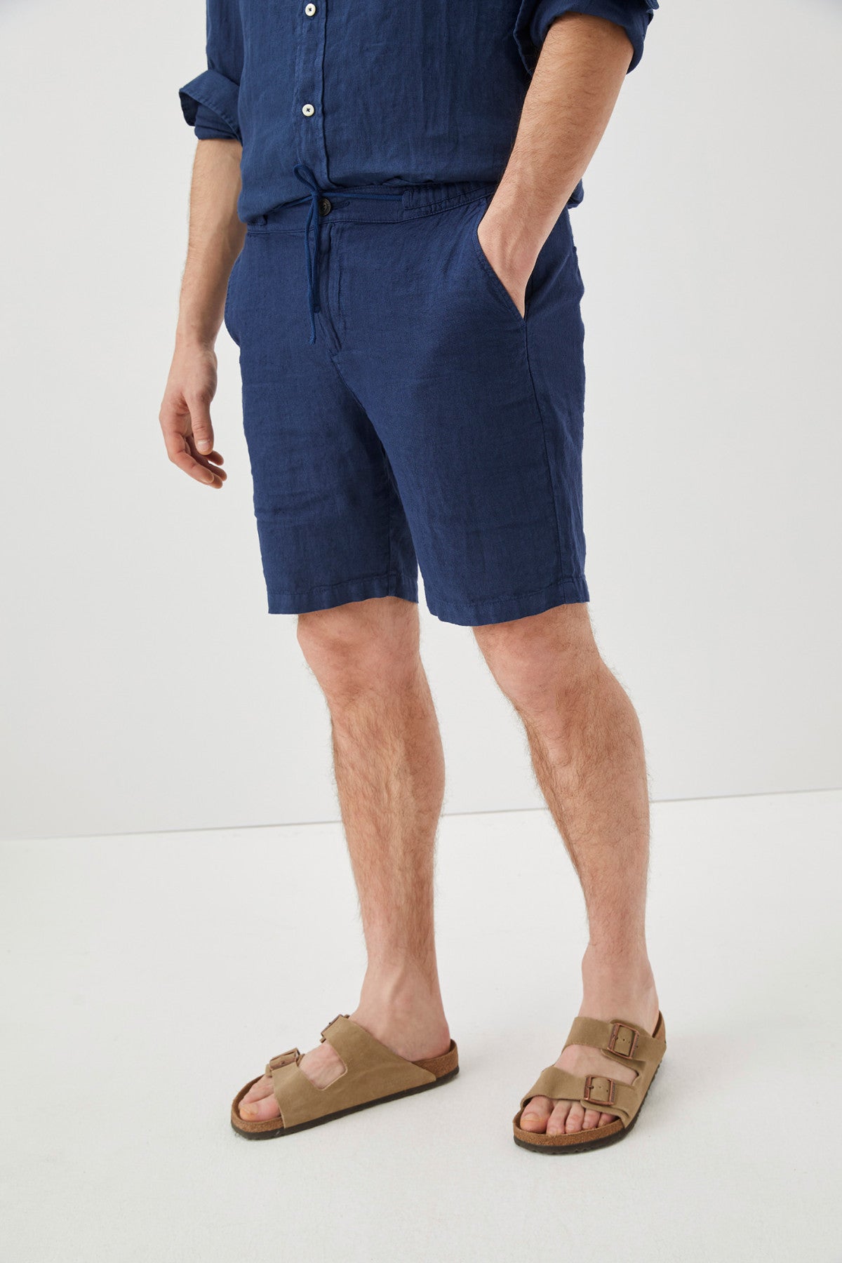 Roy Roger's Bermuda portofino riviera in lino dyed