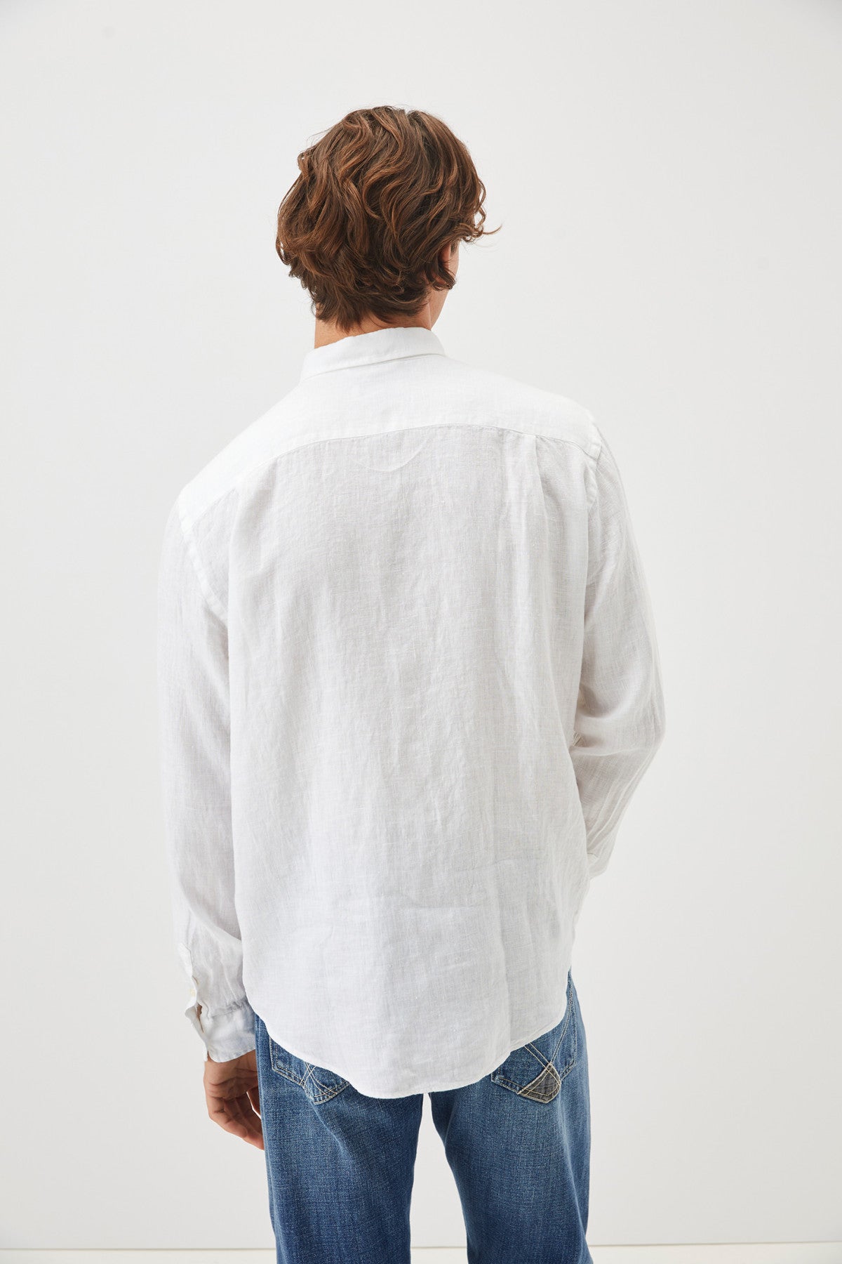 Roy Roger's Camicia Pierce riviera in lino dyed