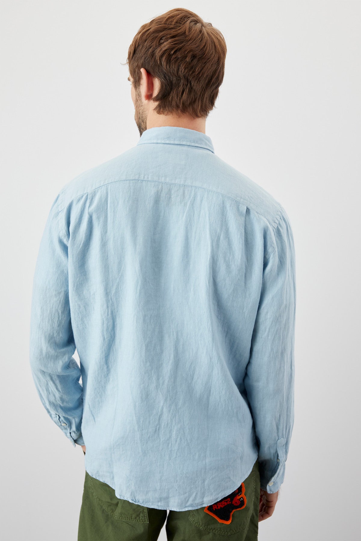 Roy Roger's Camicia Pierce riviera in lino dyed