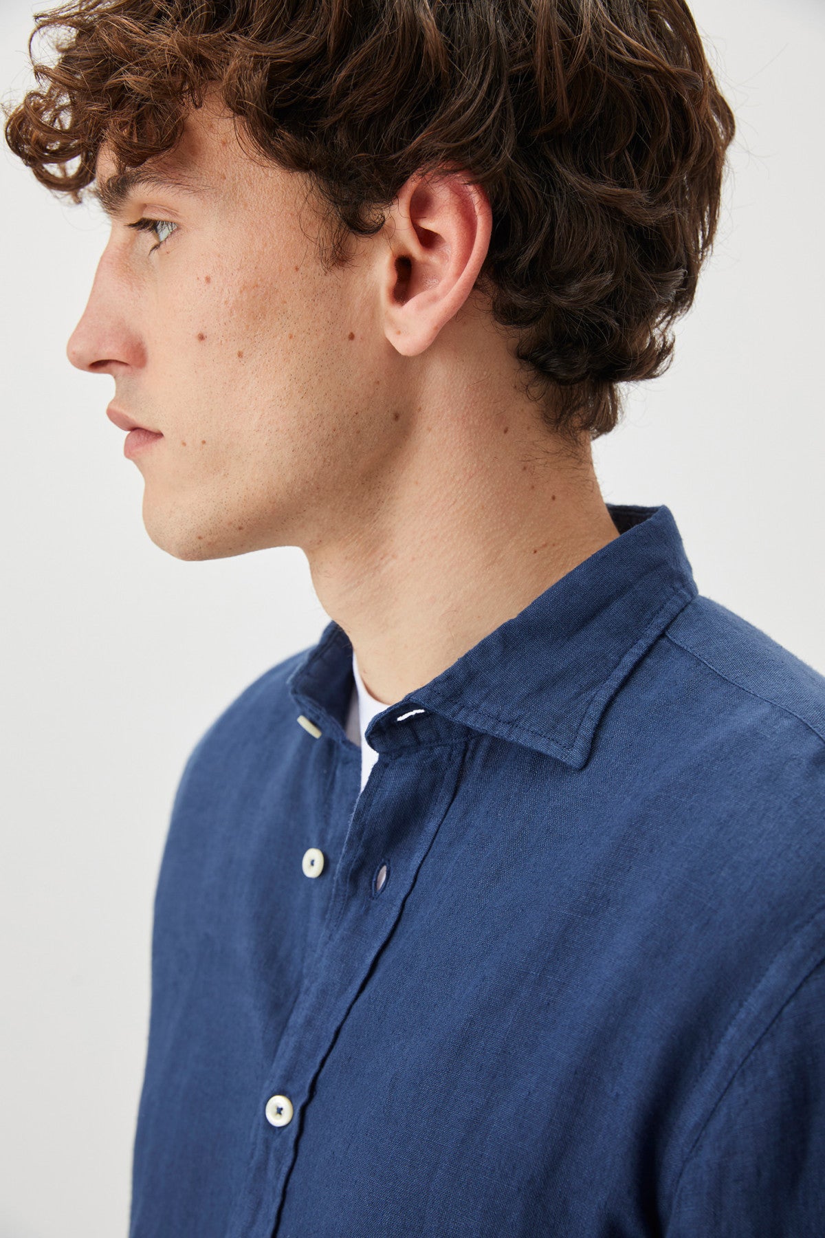 Roy Roger's Camicia Pierce riviera in lino dyed