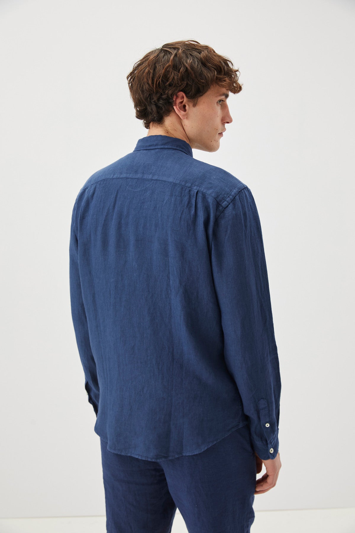 Roy Roger's Camicia Pierce riviera in lino dyed