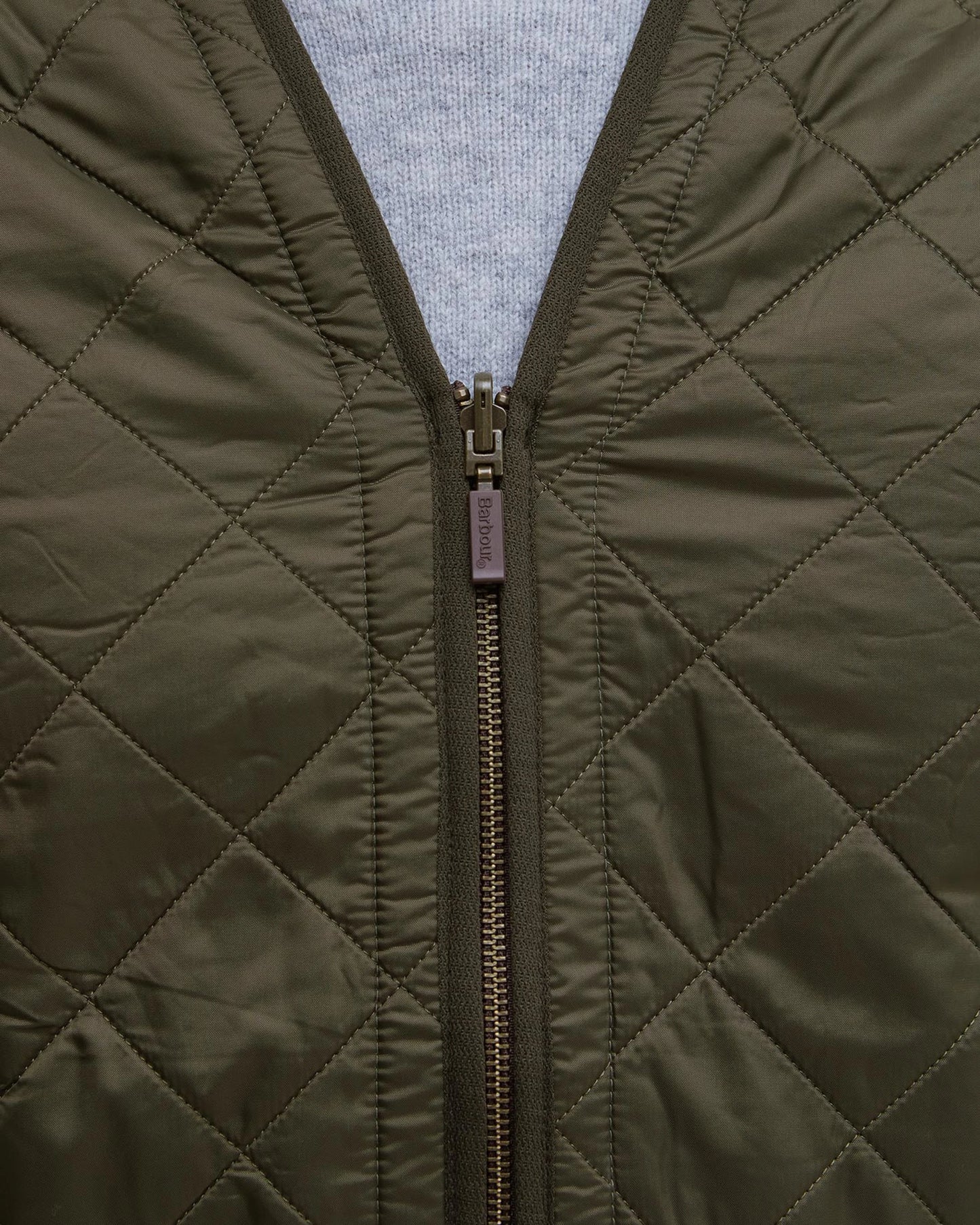 Barbour Gilet trapuntato/fodera con zip Polarquilt