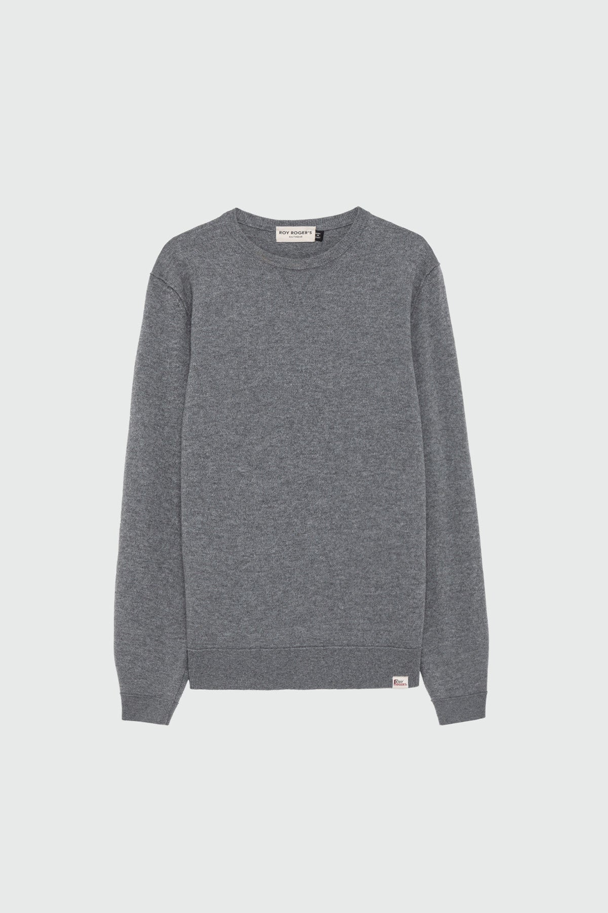 Roy Roger's Maglia Girocollo Raw Edge In Lana e Cashmere
